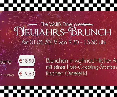 Neujahrs-Brunch am 01.01.18